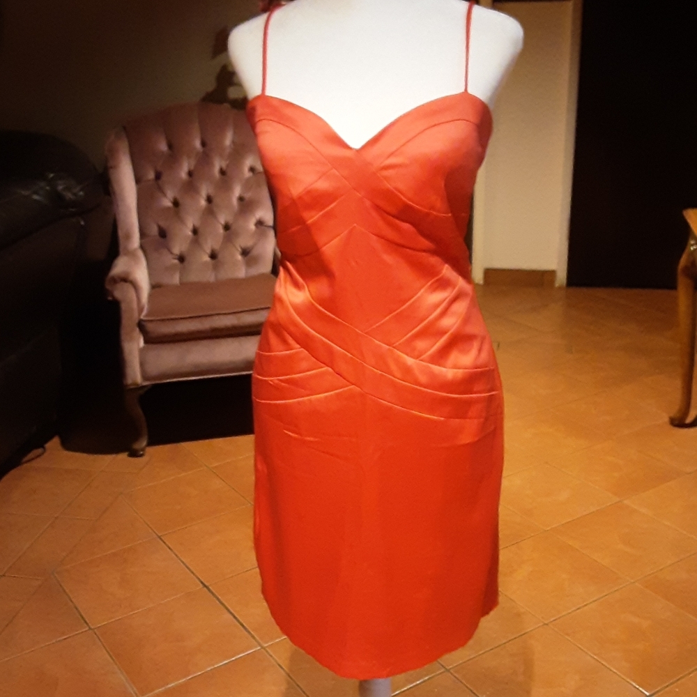 BISOU Coral dress